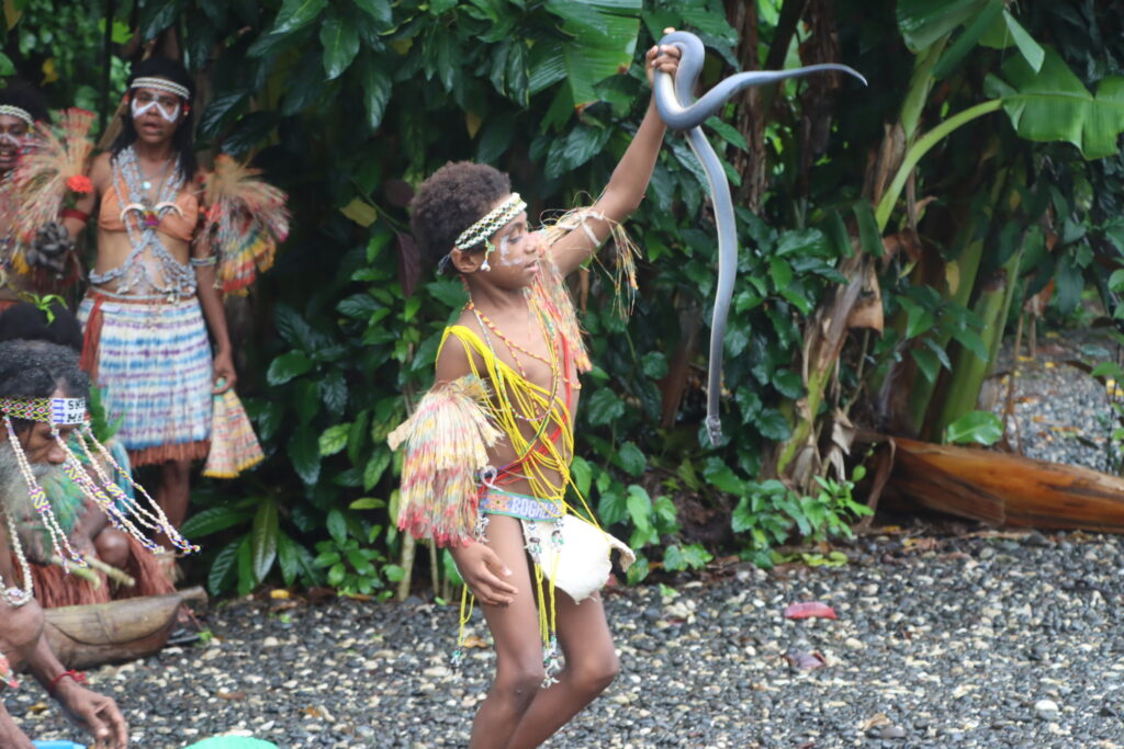 Snake Charmers, Buingim Village, Labuta LLG