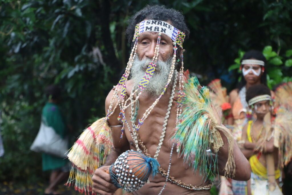 Traditional Theatre Performance, Buingim Village, Labuta LLG